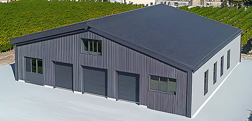 Corrugated Garage Roof Repair in Renton