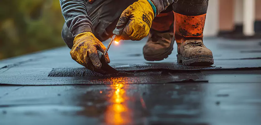 EPDM Roof Repair Tape Application in Renton