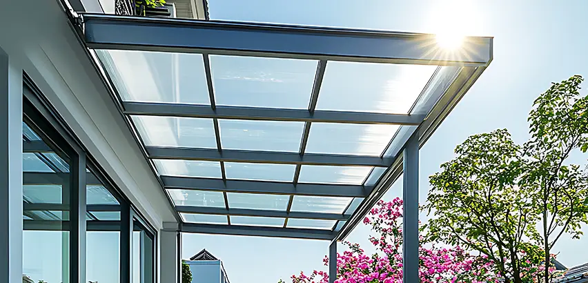 Glass Patio Roof Installation in Renton