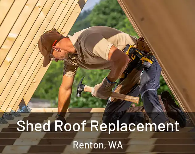  Shed Roof Replacement Renton, WA