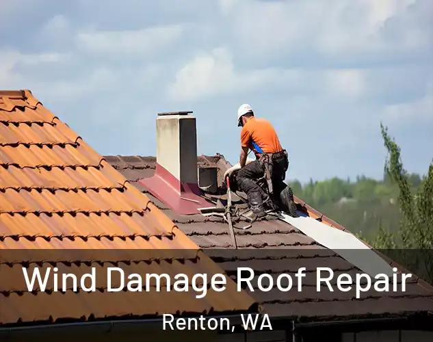  Wind Damage Roof Repair Renton, WA